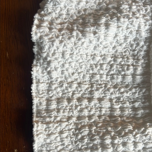 Zara White Ruffle Skorts - Picture 4 of 5